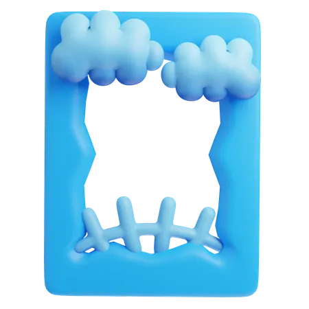 Wolke  3D Icon