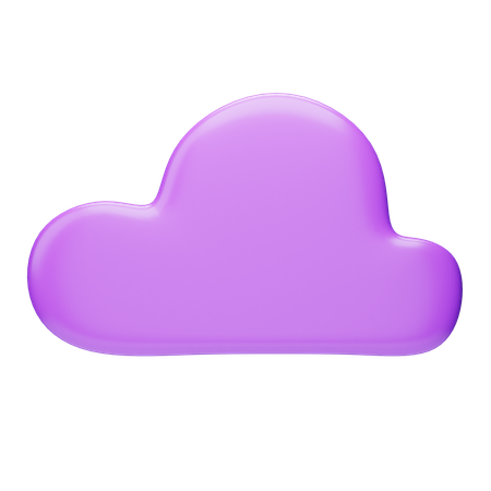 Wolke  3D Icon