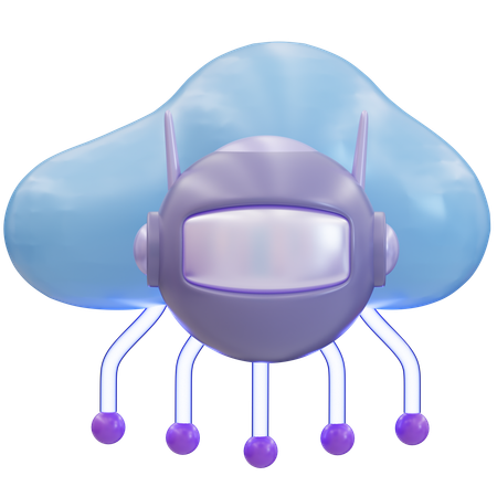 Wolke  3D Icon
