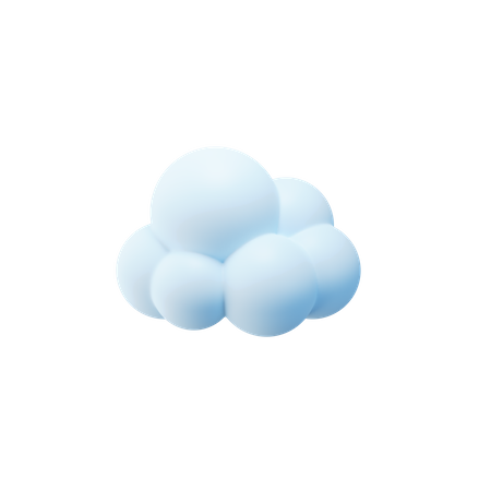 Wolke  3D Icon