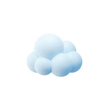 Wolke  3D Icon