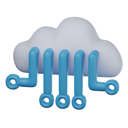 Wolke  3D Icon