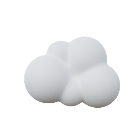 Wolke  3D Icon