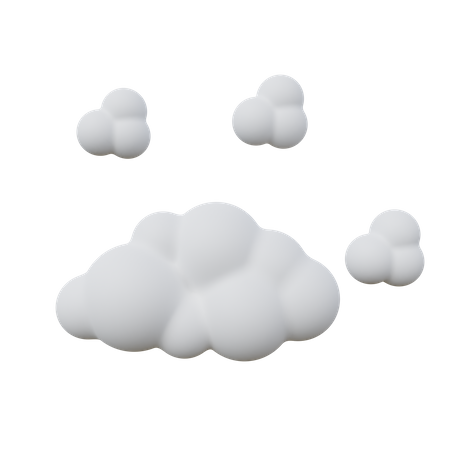 Wolke  3D Icon