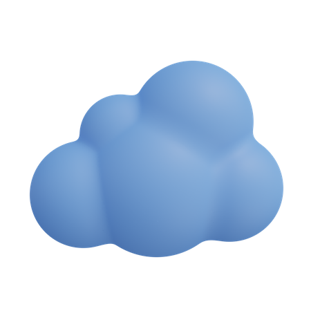 Wolke  3D Icon