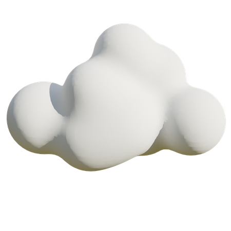 Wolke  3D Icon