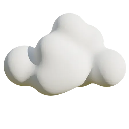 Wolke  3D Icon