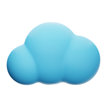 Wolke  3D Icon