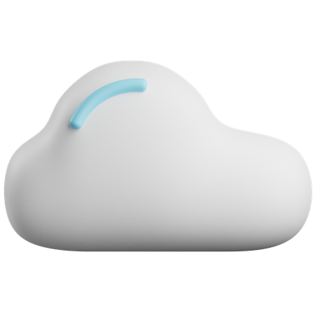 Wolke  3D Icon