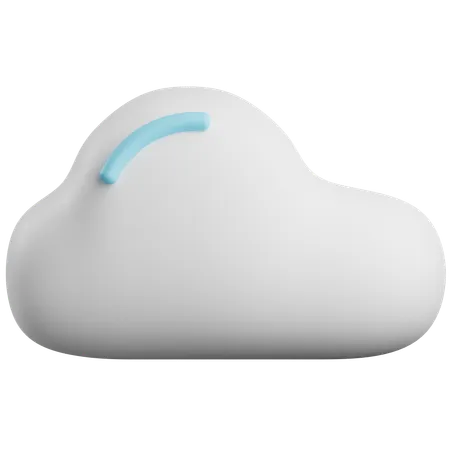 Wolke  3D Icon