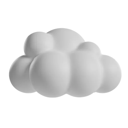 Wolke  3D Icon