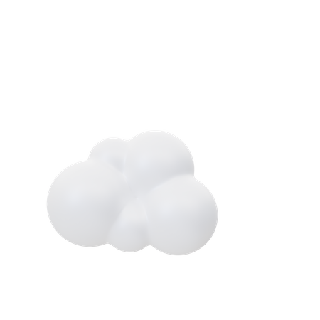 Wolke  3D Icon