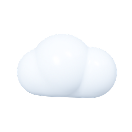 Wolke  3D Icon
