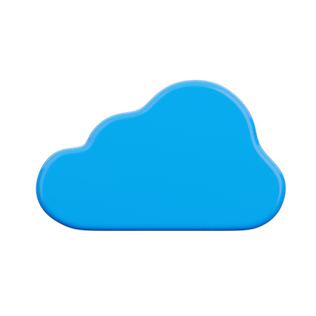 Wolken  3D Icon