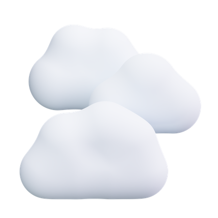 Wolken  3D Icon