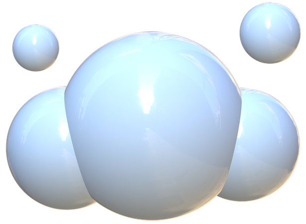 Wolken  3D Icon