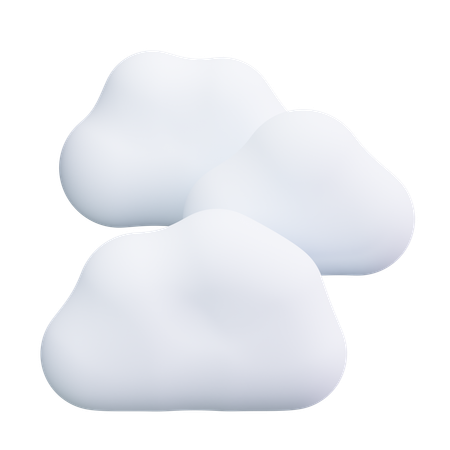 Wolken  3D Icon