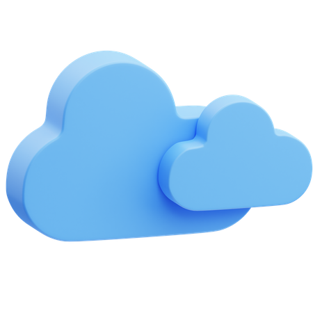 Wolken  3D Icon