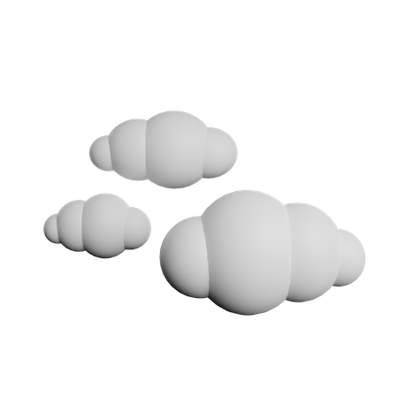 Wolken  3D Icon