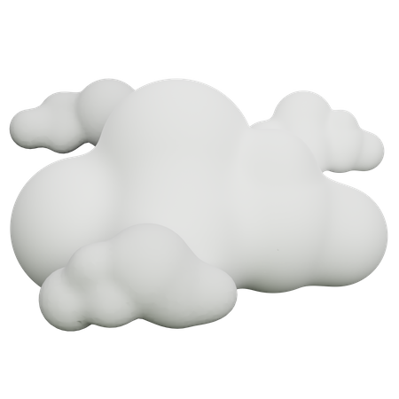 Wolken  3D Icon