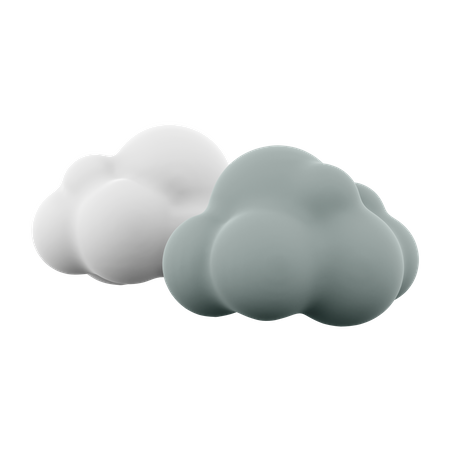 Wolken  3D Icon