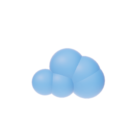 Wolken  3D Icon