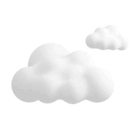 Wolken  3D Icon