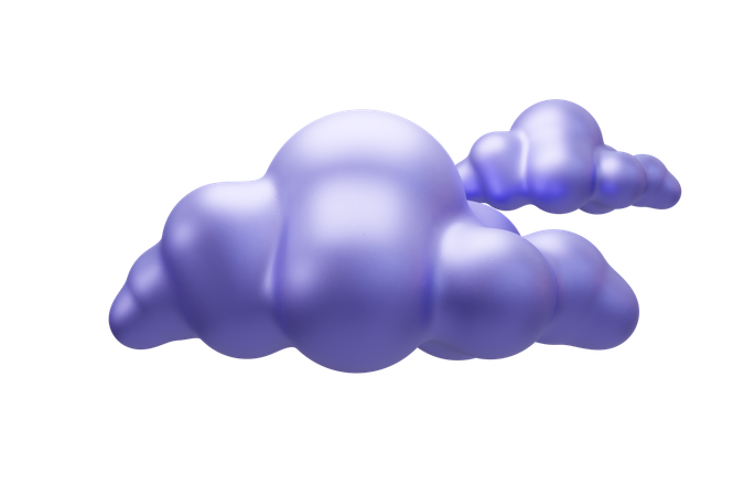 Wolken  3D Icon