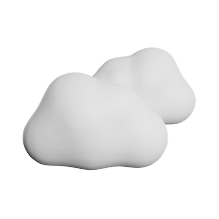 Wolken  3D Icon