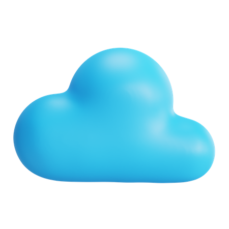 Wolken  3D Icon