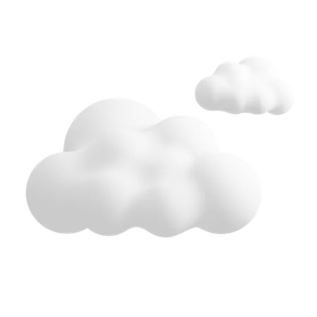 Wolken  3D Icon