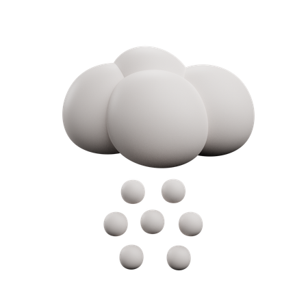 Wolken und Nebel  3D Icon