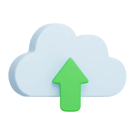 Wolken hochladen  3D Icon