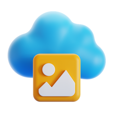 Wolkenbild  3D Icon