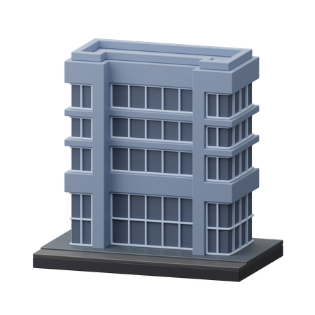 Wolkenkratzer Gebäude  3D Icon