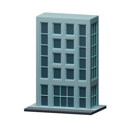 Wolkenkratzer Gebäude  3D Icon