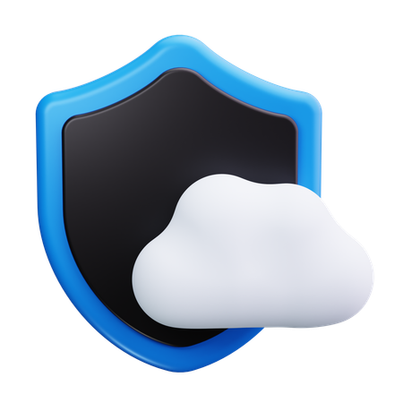 Wolkenschild  3D Icon