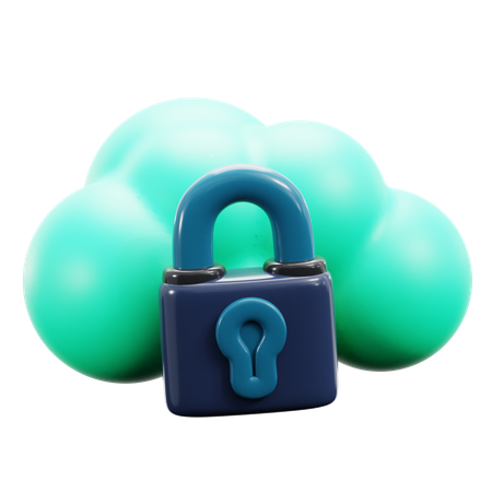 Cloud-Sperre  3D Icon