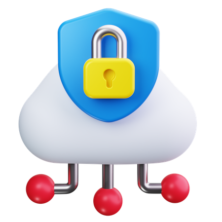 Cloud-Sperre  3D Icon