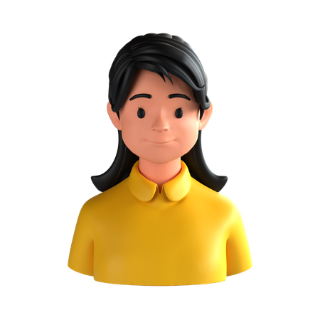 Woman  3D Icon