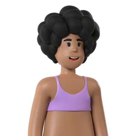 Woman  3D Icon