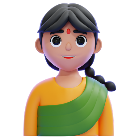 Woman  3D Icon