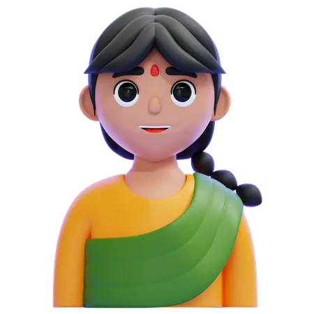 Woman  3D Icon