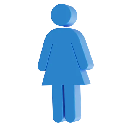 Woman  3D Icon