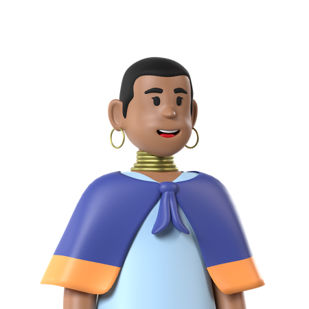 Woman  3D Icon