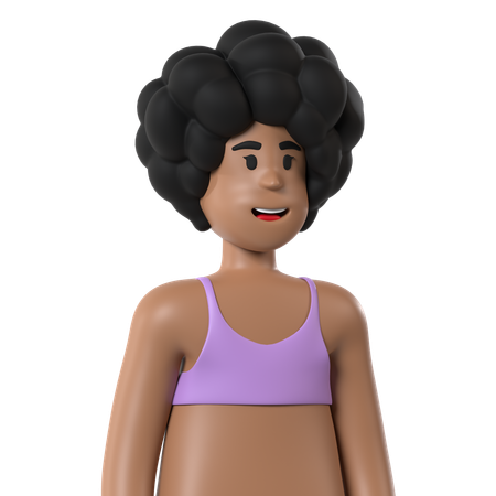 Woman  3D Icon
