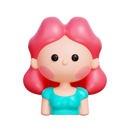 Woman  3D Icon