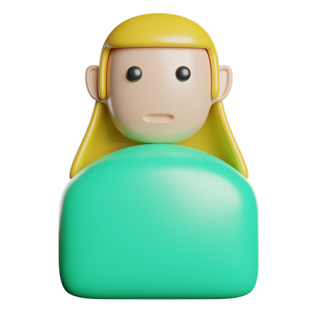 Woman  3D Icon