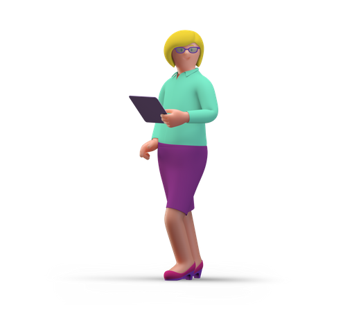 Woman  3D Icon