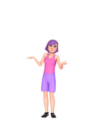 Woman  3D Icon